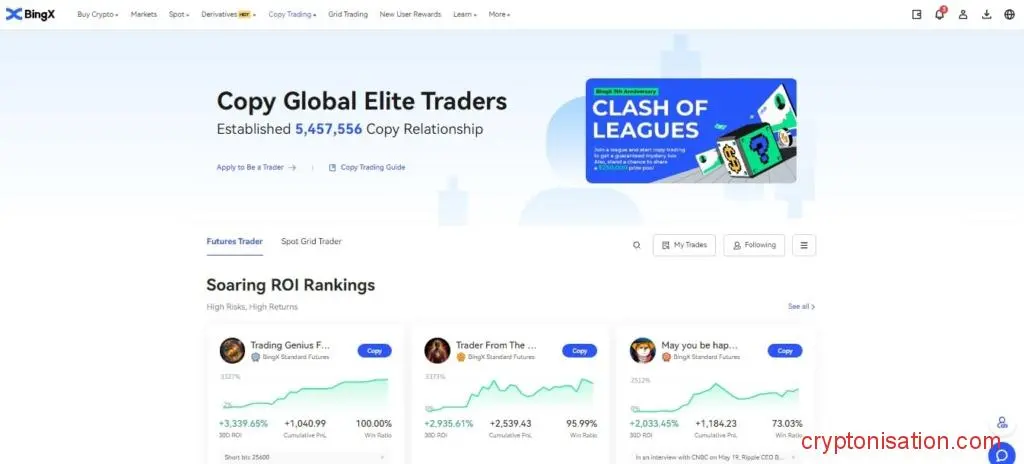 Copy trading