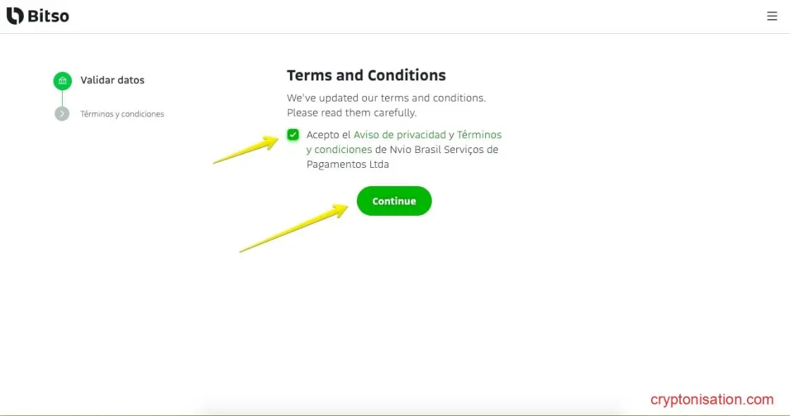 Inicio de verificación