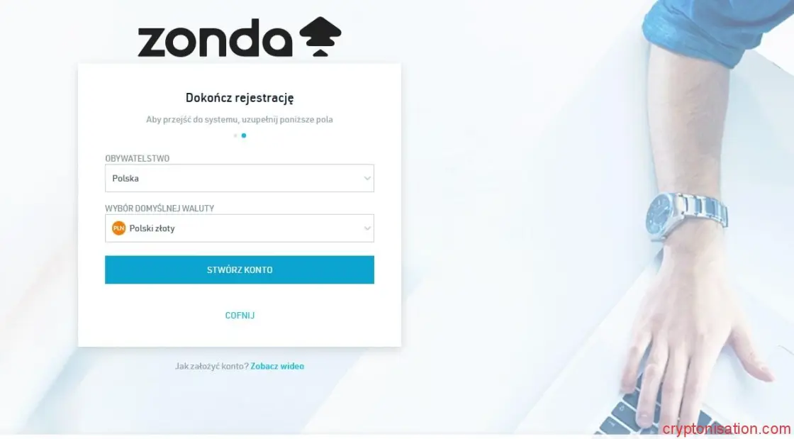 Ostatni etap rejestracji