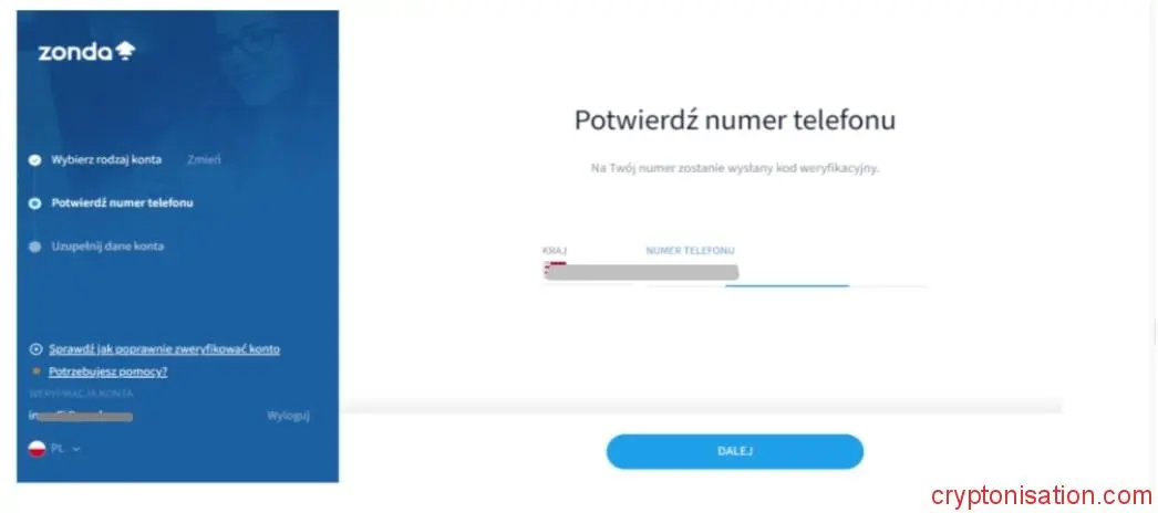 Wprowadzanie numeru telefonu