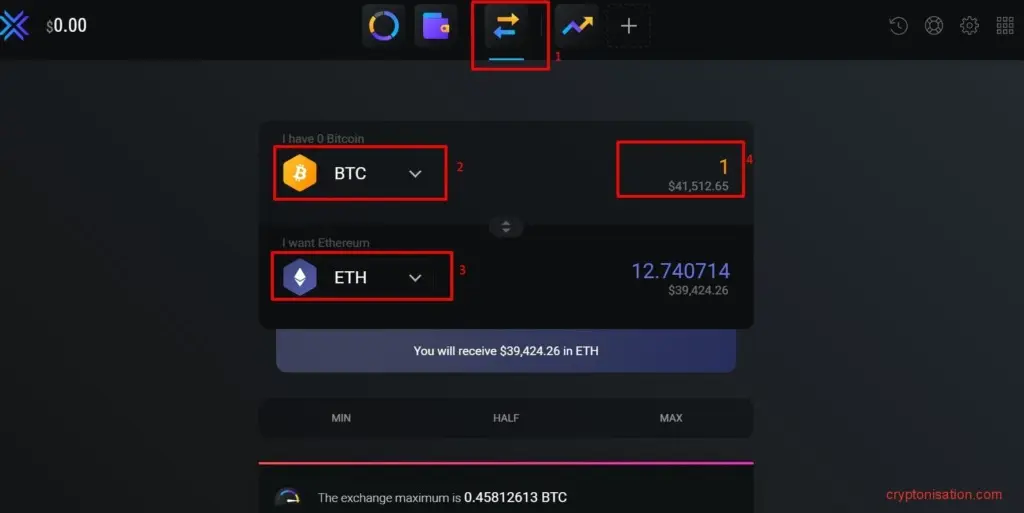 Wymiana kryptowalut