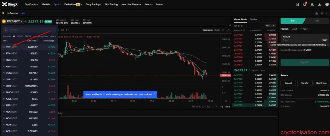 Kripto Para Satın Alma. Adım 2