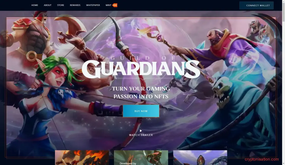 Главная страница www.guildofguardians.com