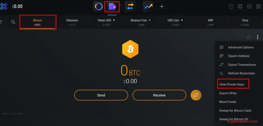 Приватные ключи ETH