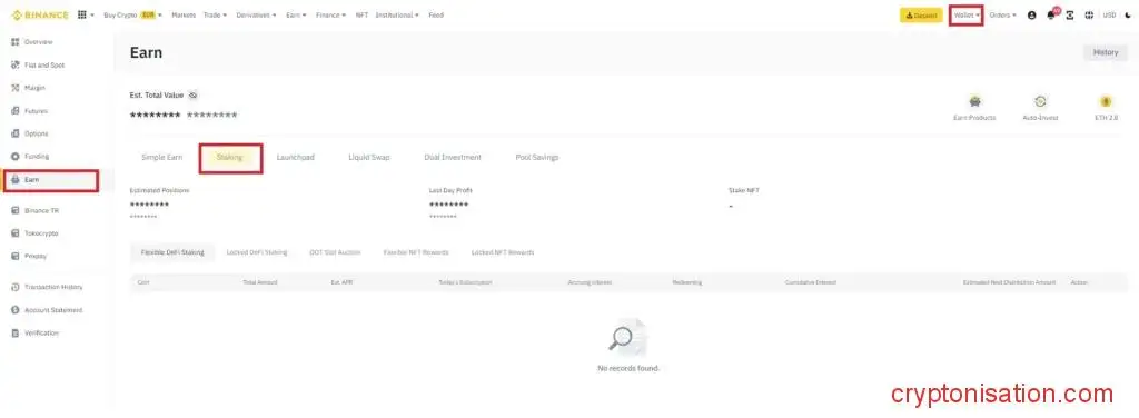 Cтатистика по текущему стекингу
