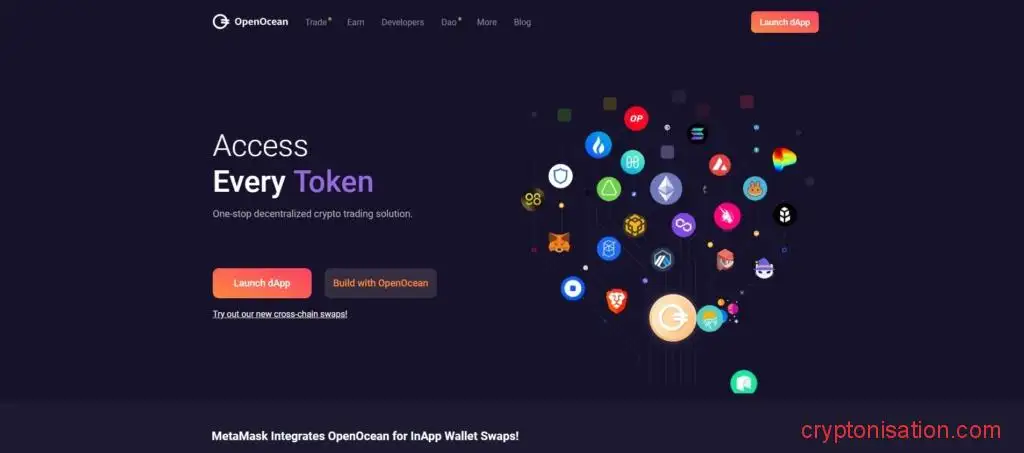 Главная страница OpenOcean