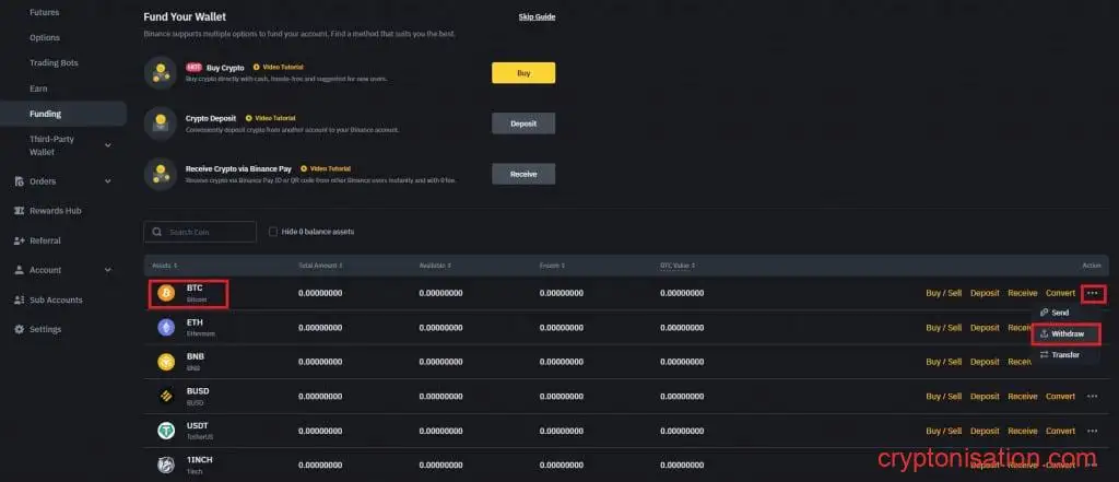 Funding Wallet