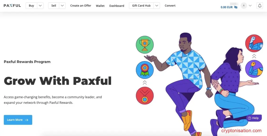 Programa Paxful Trader