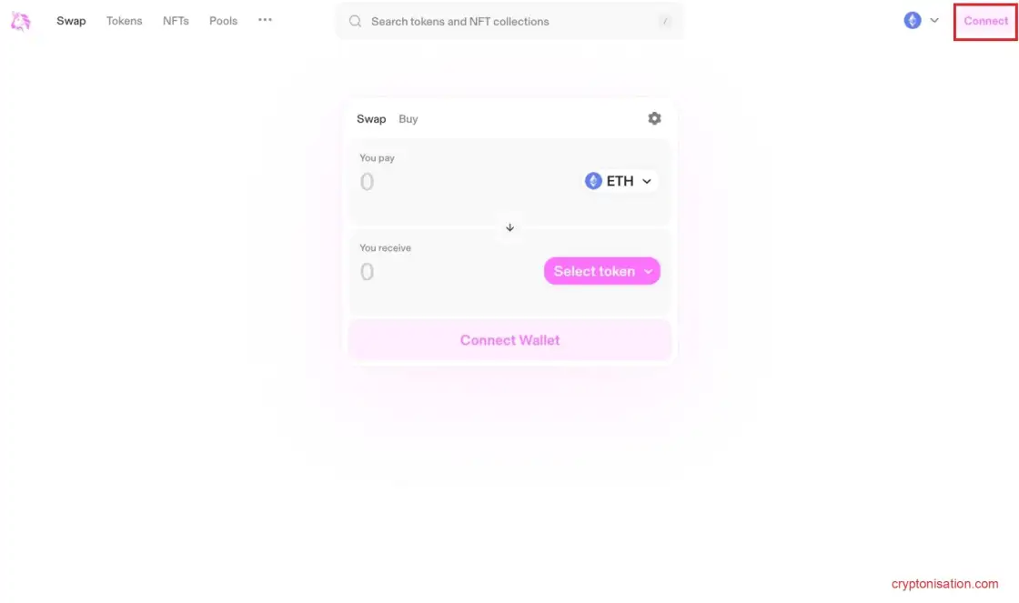 Активная вкладка Swap