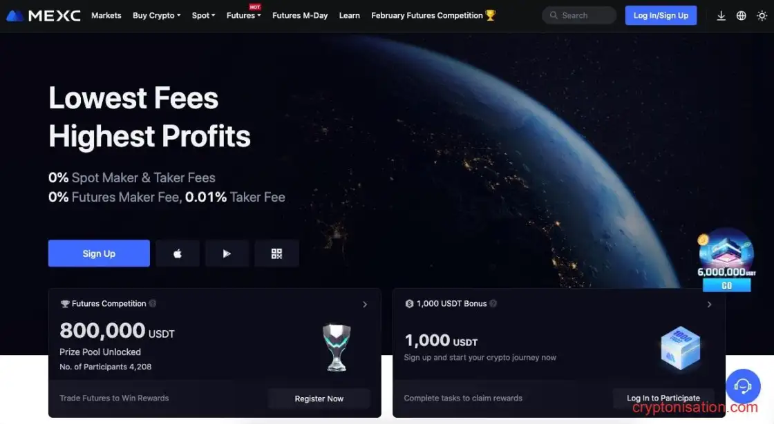 Биржа криптовалют MEXC