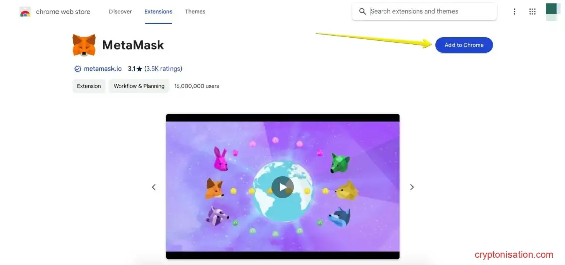 Добавление в Chrome