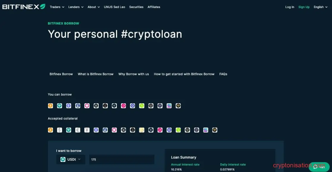 Bitfinex Borrow