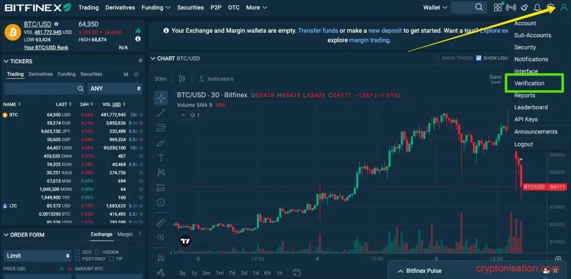 Verificación de la cuenta