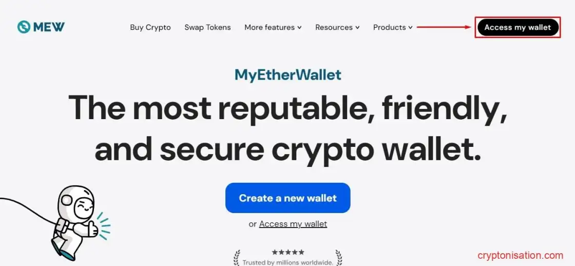 Главная страница MEW Web
