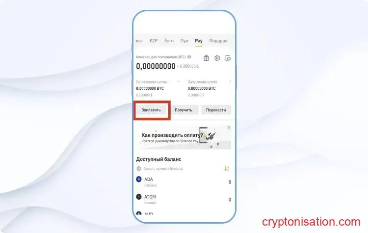 Оплата с помощью Pay ID