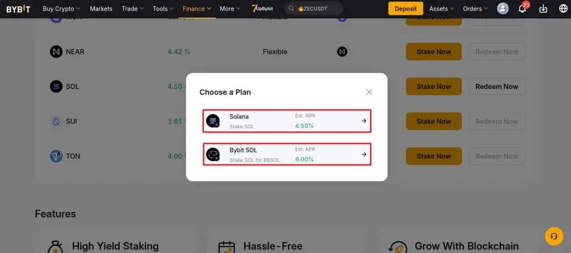 Ликвидный стейкинг Bybit