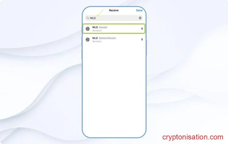 Seleccionar el token