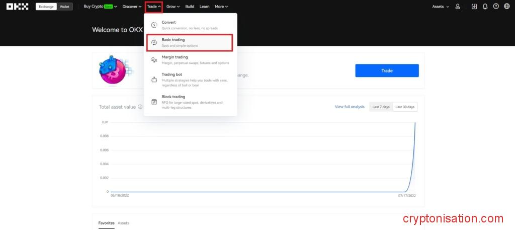 Przejście do terminalu handlowego