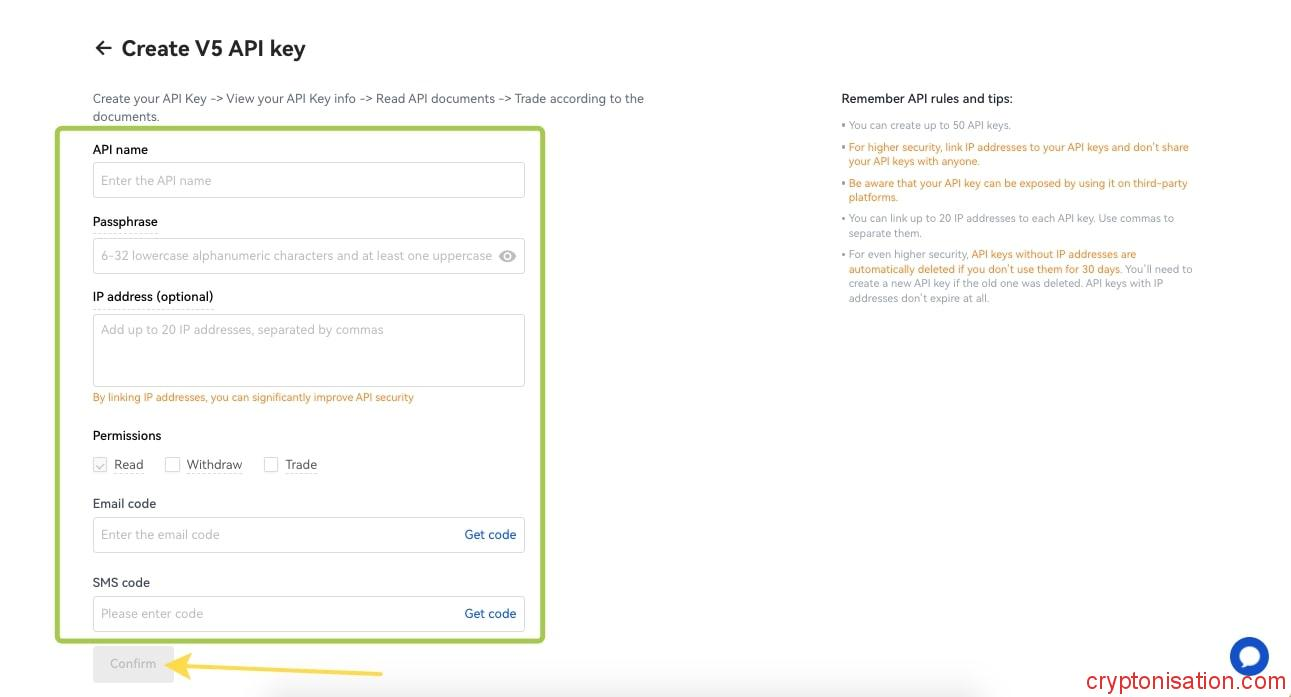 Tworzenie klucza API