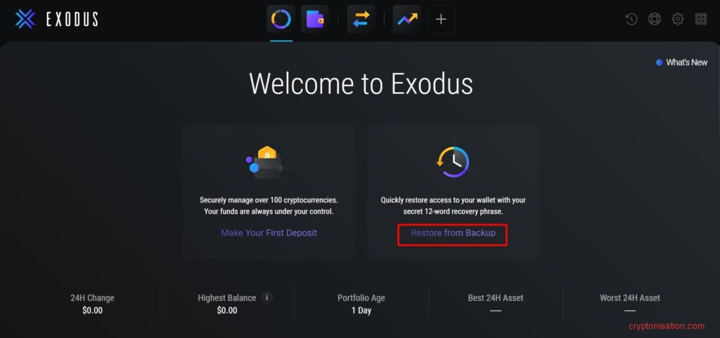 Odzyskiwanie portfela