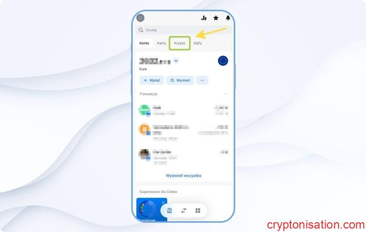 Zakup Bitcoina w Revolut. Krok 1