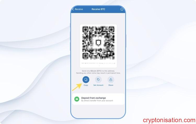 Adres do odbioru monet do portfela