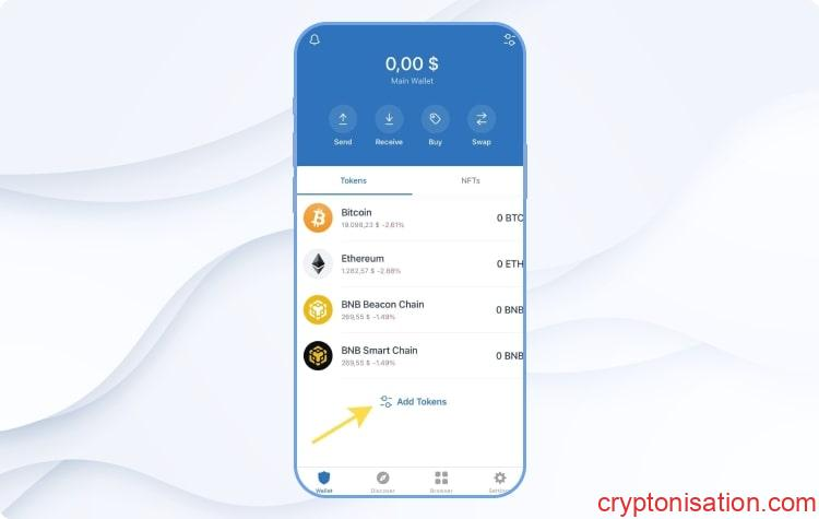 Dodaj monety do portfela