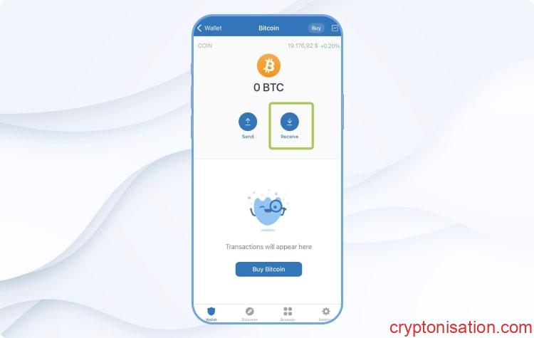 Doładowanie Trust Wallet Bitcoinami