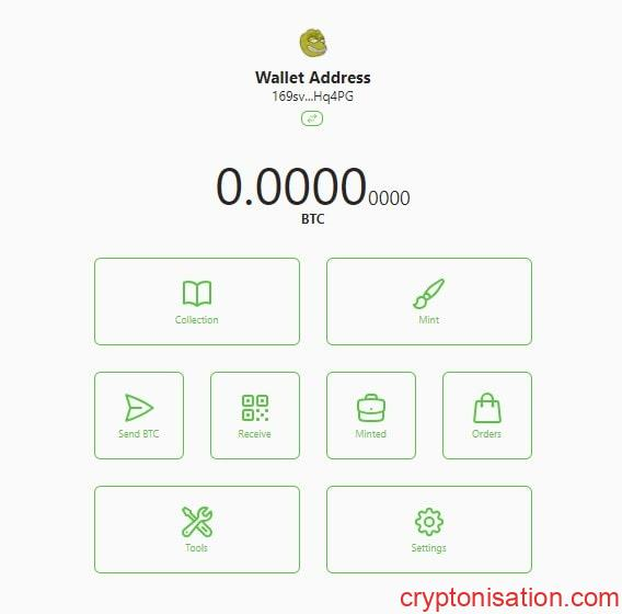 Rare Pepe Wallet Cüzdan Arayüzü