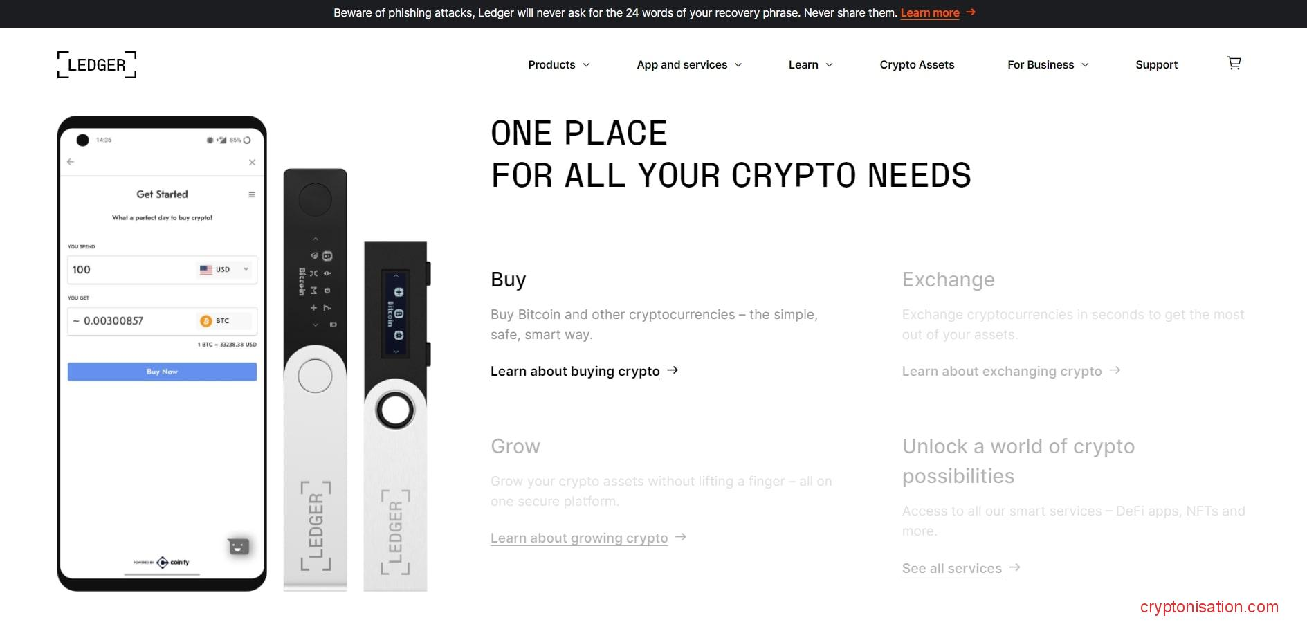 Ledger — один из самых популярных и надежных аппаратных криптокошельков