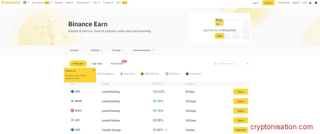 Binance Earn