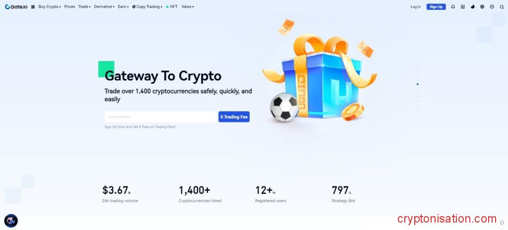 Главная страница Gate