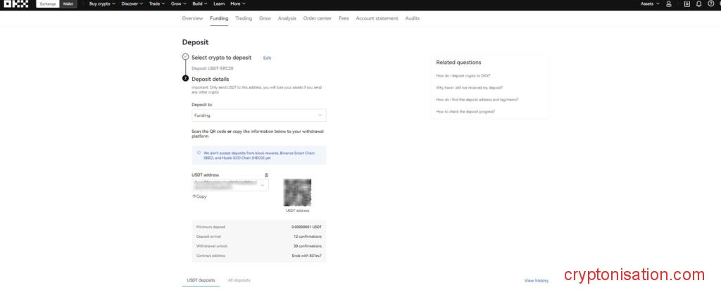 Адрес криптовалютного кошелька