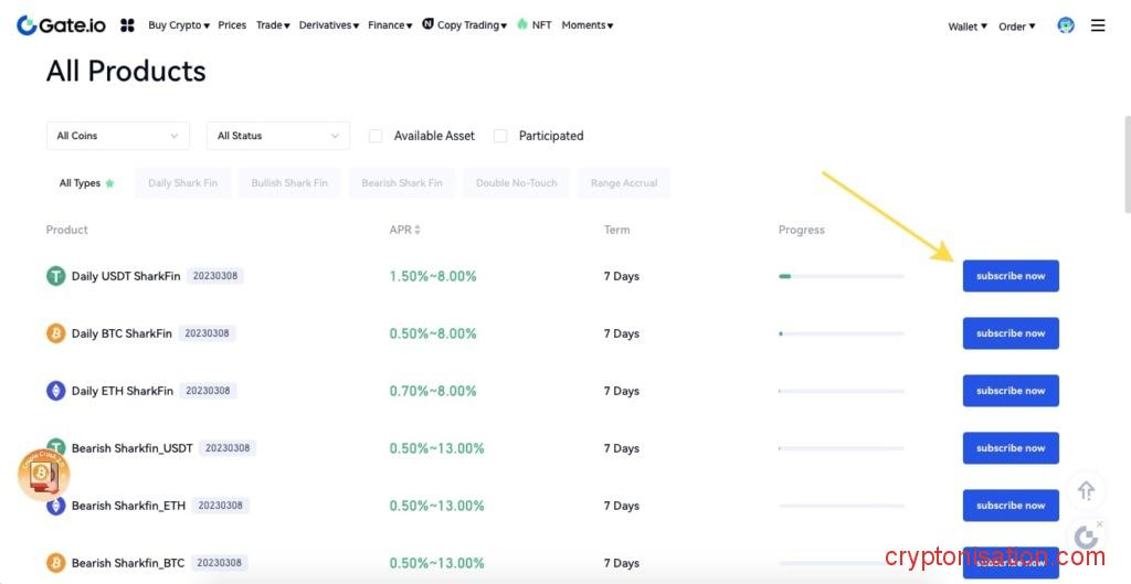 Suscríbase al producto estructurado
