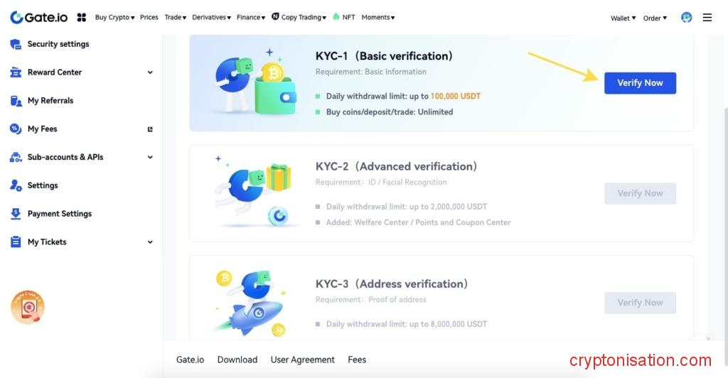 Niveles de verificación