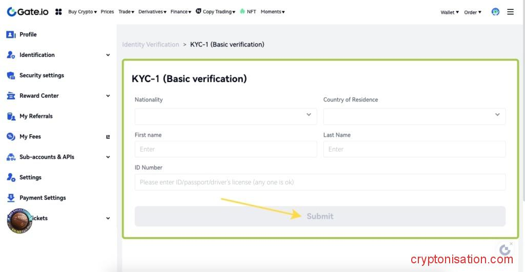 Verificación básica de la identidad