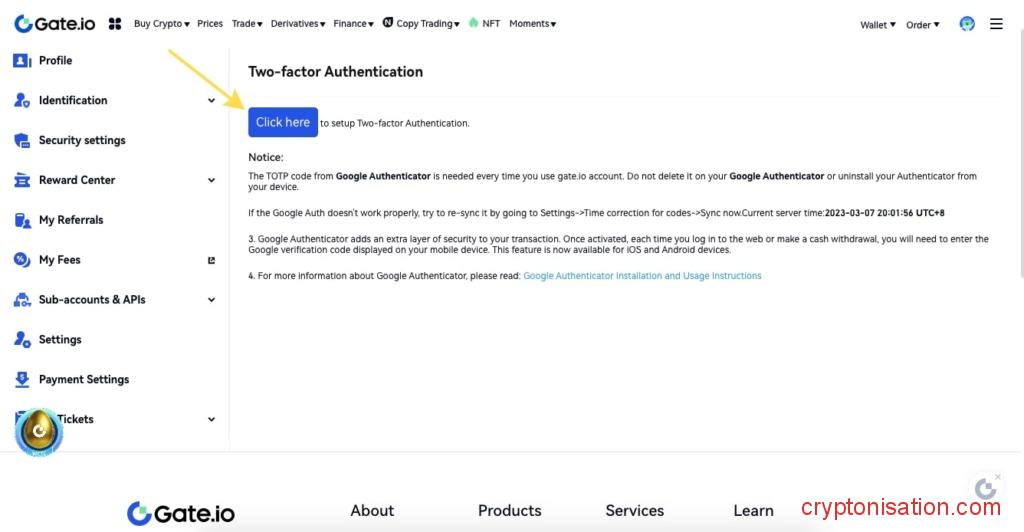 Habilitando la autenticación de dos factores