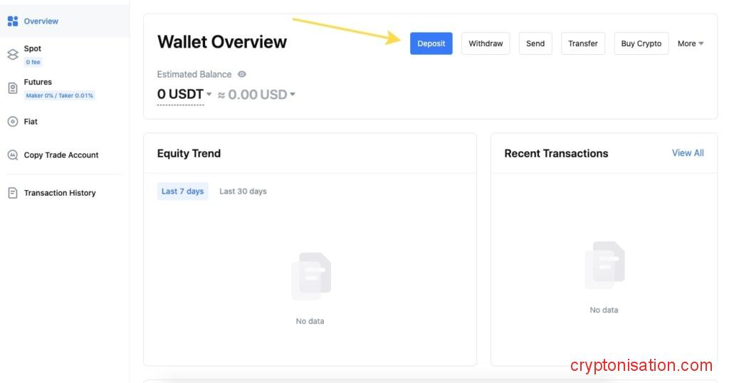 Пополнение кошелька