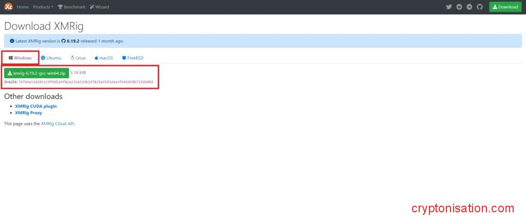 Страница Download