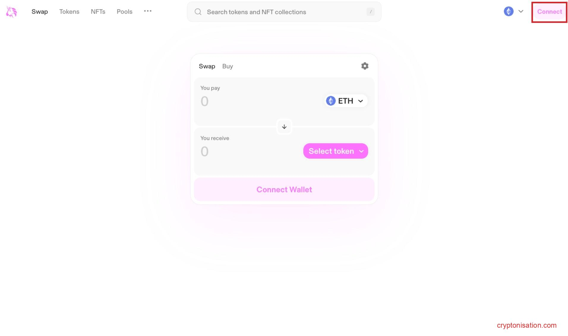 Активная вкладка Swap