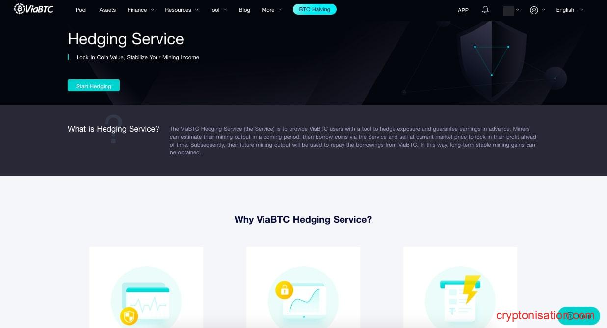 Сервис хеджирования на ViaBTC