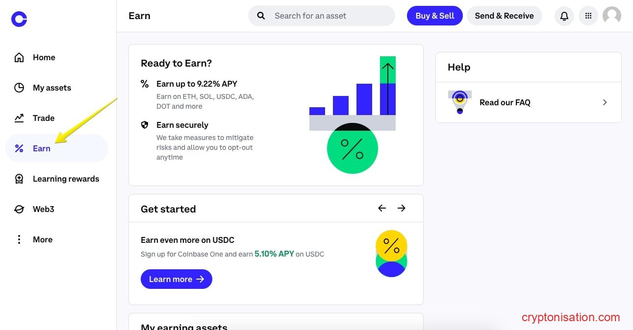 Coinbase Earn