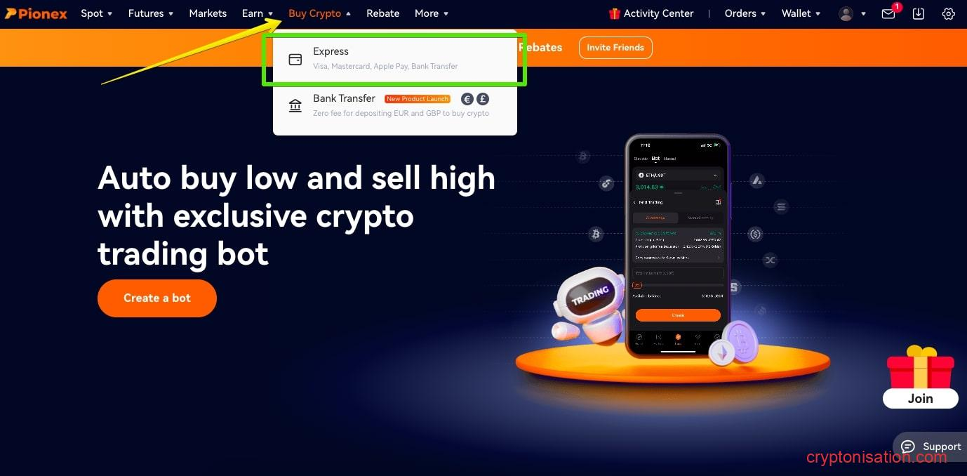 Ekspresowy zakup kryptowalut