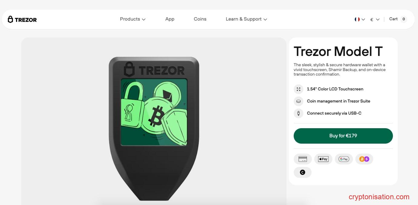 Кошелек Trezor Model T