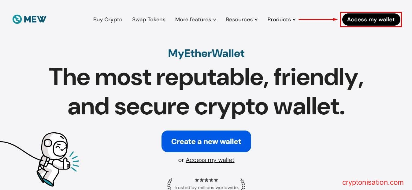 Главная страница MEW Web