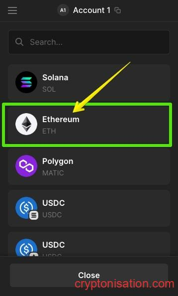 Выбор валюты