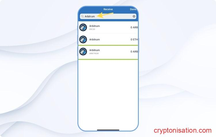 Выбор монеты и сети для вывода