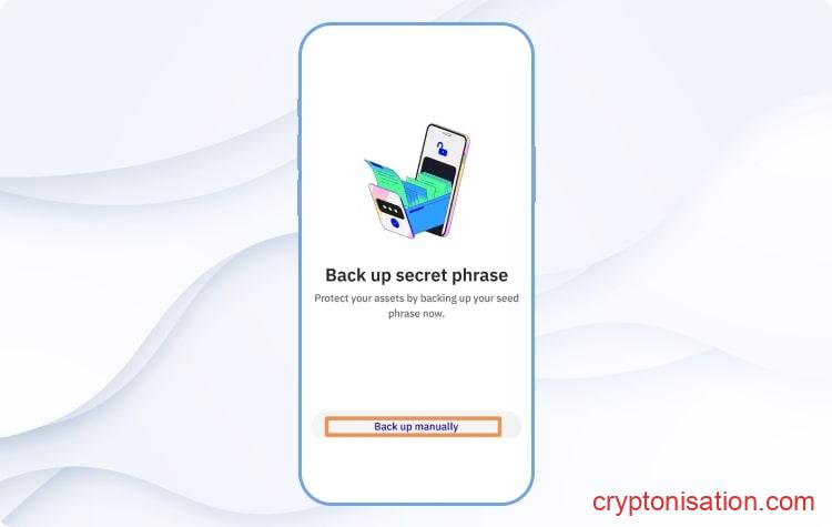 Установить мнемоническую фразу