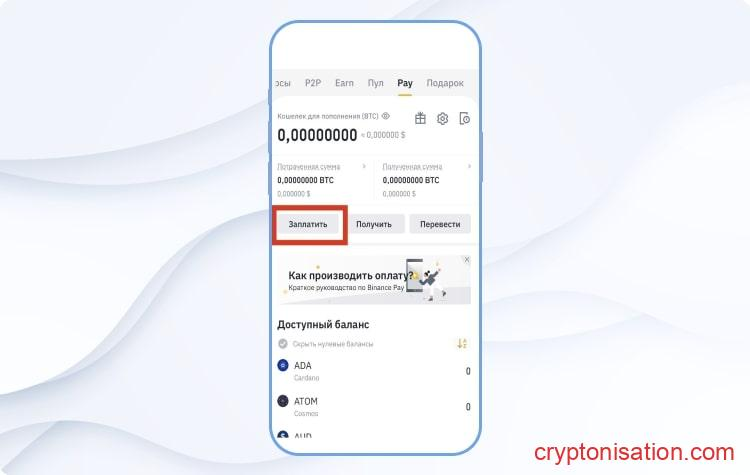 Оплата с помощью Pay ID