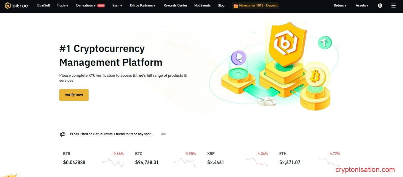 Биржа криптовалют Bitrue